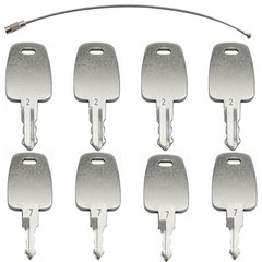 8PCS 002 007 Master Keys with Key Ring – with TSA Luggage Locks, Suitcases, B…