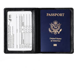 Passport Holder 2 Pack – Ultra Slim PU Leather Travel Wallet Cover