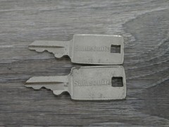 Samsonite Replacement Luggage Keys Set of Two 134 S & 150 S Travel Suitcase Lock