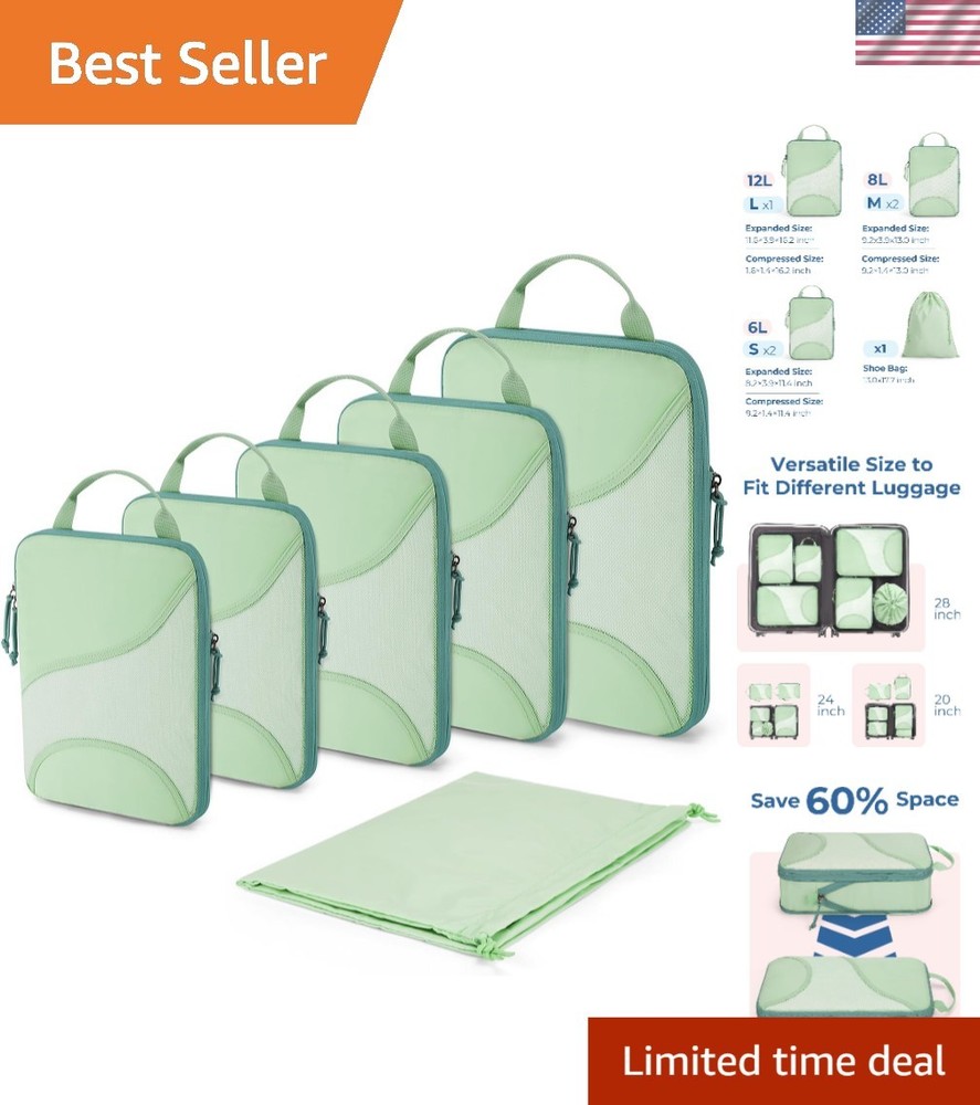 Compression Packing Cubes, Travel Bag Cruise Ship Essentials | Lightweight, C…