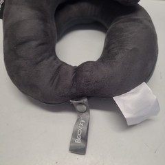 BCOZZY Neck Pillow for Travel Double Support to Head Neck Large Gray