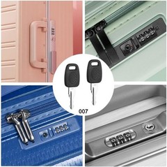2PCS 007 Master Luggage Key,for TSA Approved Luggage Lock,Suitcase Luggage Lock