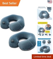 Lightweight Travel Neck Pillow Set – Inflatable & Comfortable for Any Journey