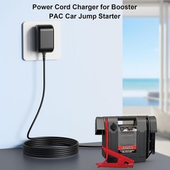 Power Cord 19V Charger for Booster PAC ES5000 ES2500 ESP5500 J1000 J850 black