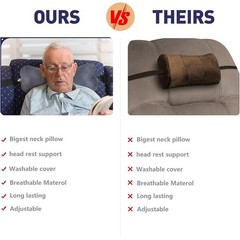 Bone Neck Support Pillow Adjustable Multi-Purpose Cushion Recliner Travel New