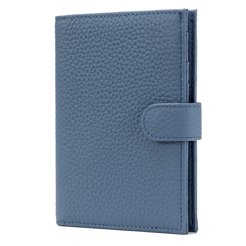 Karmiir RFID Slim 10.5 * 14 * 1.5 cm / 4.1 * 5.5 * 0.6 inches, Navy Blue