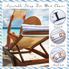 17″x10″ Inflatable Beach Pillow with Removable Cover, Beach Chair Backpacking Pi