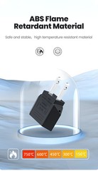 New Elough 4.0mm US to EU Plug Adapter European to USA Travel Power Adapte
