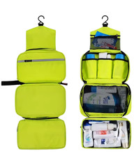 Black Waterproof Toiletry Bag – Travel, Bathroom, Men’s/Women’s Black