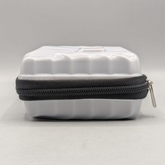 Tumi Delta Silver Mini Hard Shell Amenity Case Kit EMPTY