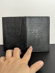 Passport Wallet Unisex Black Unbranded Credit Cards Travel Compacted ID Holder