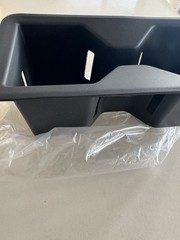 Black Silicone Dual Cup Holder Insert Organizer Replacement Tray Universal