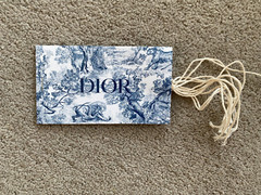 Dior Beauty Paper Luggage Tag Package Tag Greeting Card Thank You Card Tags 6pcs