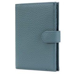 Leather RFID Blocking Slim Passport Holder for Travel Women | Multiple