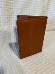 Tan Faux Leather US Passport Case – Delta Airlines ( branded)