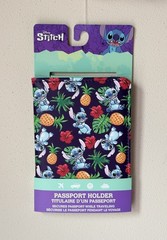 Disney Stitch Dark Blue Passport Holder – Lilo & Stitch Floral Pineapple NWT