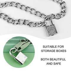 10 Pack Diary Padlock, Mini Locks with Keys, Tiny Luggage Locks for Travel, J…