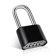 2.5 Inch Long Shackle Outdoor Padlock，Combination Lock, Heavy Duty Weatherpro…