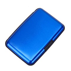 Mini RFID Aluminum Wallet Credit Cards Holder Business Card Case Metal ID