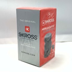 The Original -K Skross World Adapter Classic USB (Black) New in Box & Sealed