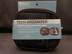 CONAIR – Tech Organizer For Storage Cables And Chargers 3 Compartments To Store