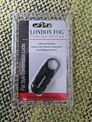 London Fog Sterling Edition flat Combination lock