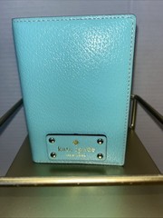 Kate Spade New York green Leather passport holder