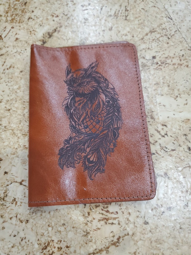 Handmade Cowhide Leather Passport Holder
