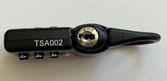 New Tumi Alpha Black TSA Luggage Combination Lock