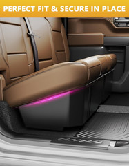 under Seat Storage Boxes – Compatible with 2019-2026 Chevy Chevrolet Silverado 1