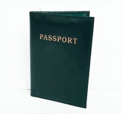 RFID Scan Blocking Leather Passport Cover Travel Document Holder Card Wallet