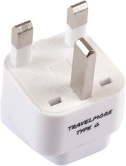 4 Pack UK Travel Adapter for Type G Plug – Works with Electrical Outlets in Unit
