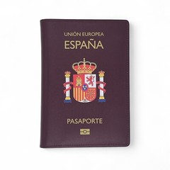Spain Genuine Leather Crafted Travel Passport Wallet/Holder