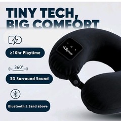 ARniwer – Memory Foam U Shape Neck Pillow Wireless Bluetooth Music