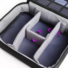 Electronics Organizer Travel Carry Case Phone Cable Charger Cords Cables Hiking