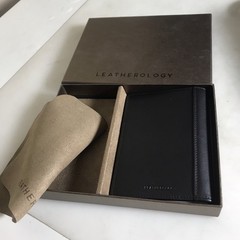 Leatherology Deluxe Leather Passport Cover Only New in Box