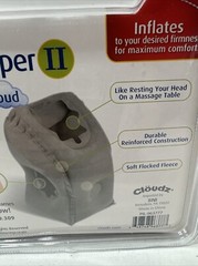 New Cloud Sleeper II «Your Bed In The Clouds» Inflatable Travel FLIGHT Pillow