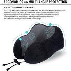 Compact Travel Neck Pillow with Adjustable Fit – Perfect for Rest on the Go