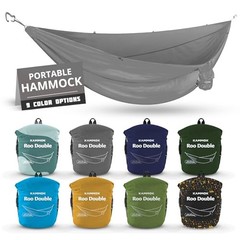 : Hammock | Made from Strong & 100% Recycled Water Roo Double Granite Gray