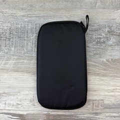 Samsonite Black Travel Wallet Passport Organizer Zippered RFID Case 9″ x 5″