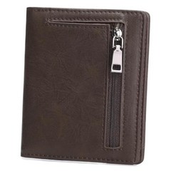 Mens Wallet Slim Bifold RFID Blocking Thin Credit Card Holder A01 Brown