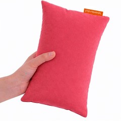 Pipsqueak Microfiber Pillow – Small, Mini – 11 x 7 in – Perfect 1 Pack, Red