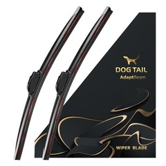 Neoprene Dual-Steel Frame Wiper Blades 22″+22″ with Multiple Adapters, Automo…
