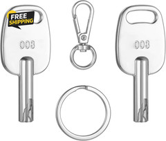 2PCS Master Luggage Key 008 Replacement Keys for Suitcase Combination Locks