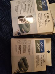 2pack Of Open Story Packing Cube with Neck Pillow Green Travel Luggage Acces