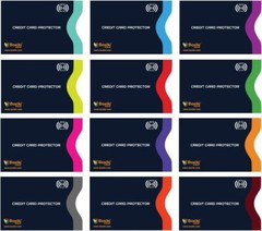 Boxiki Travel RFID Blocking Sleeves, Set with Color Coding | Identity Theft Prev