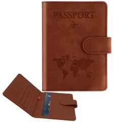 Passport Holder for Travel, Passport Cover Wallet, Premium PU Leather Passpor…