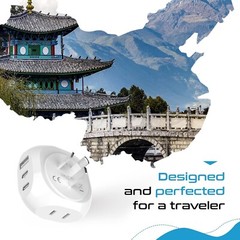 Ceptics Australia, China Travel Adapter USA to Type INew Zealand, Argentina