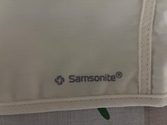 Vtg Samsonite Thin White Travel Money Belt Fanny Pack
