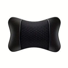 1/2Pcs Universal Car Headrest PU Leather Neck Pillow Comfortable Mesh Breathable